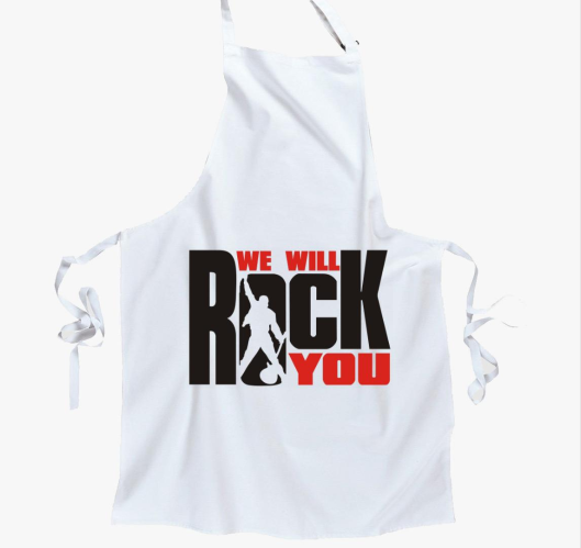 We will rock you kötény