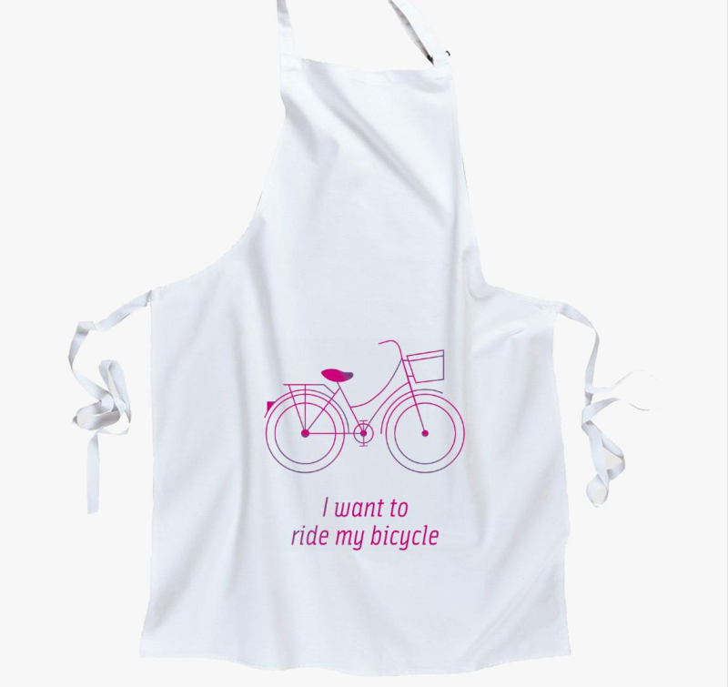 Biciklis kötény - I want to ride my bicycle