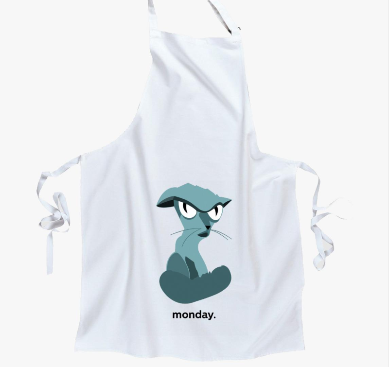 Morcos macska - hétfőkre kötény