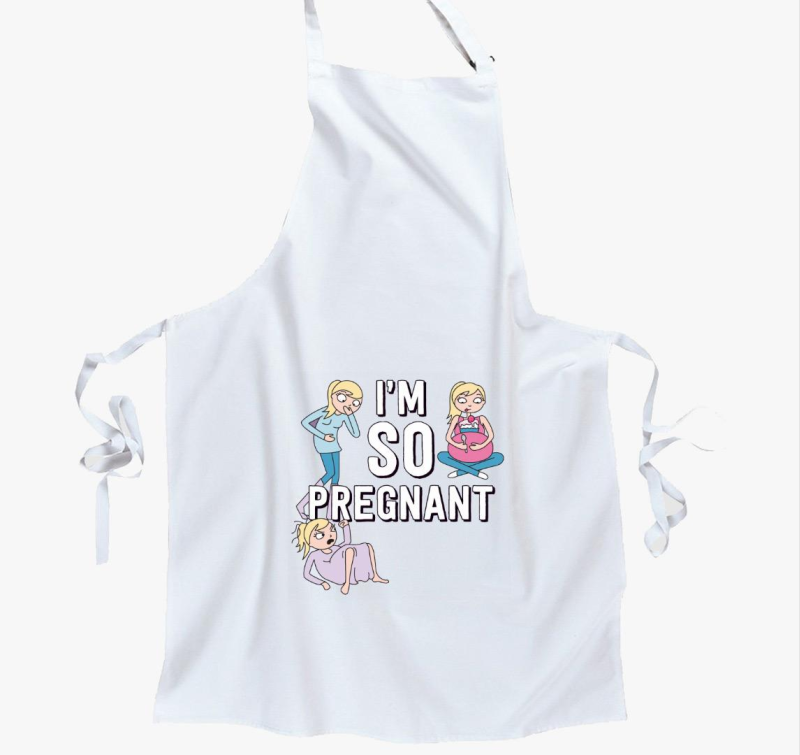 Terhes vagyok kötény