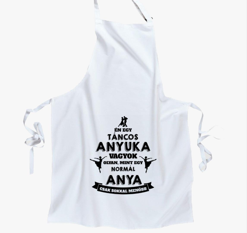 Táncos anyuka kötény