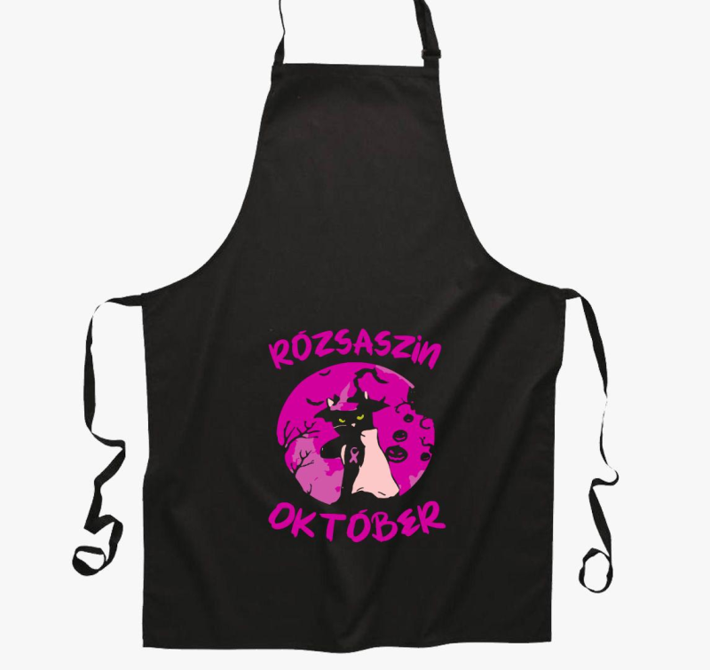 Rózsaszín október kötény