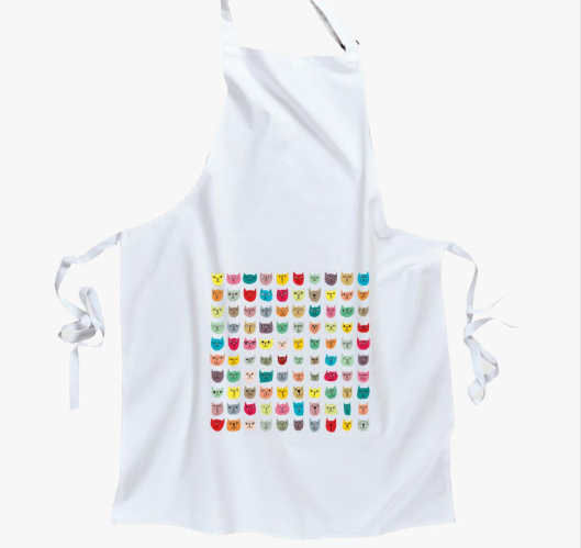 100 macskás kötény