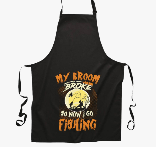 Halloweeni horgászós kötény...