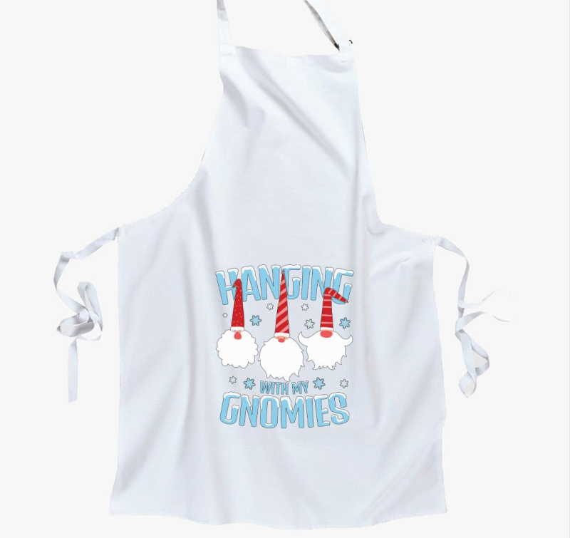 Gnómos karácsonyi kötény