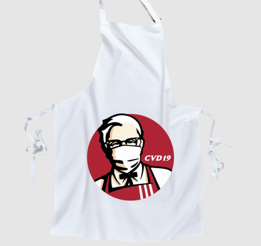 KFC - CVD19 kötény