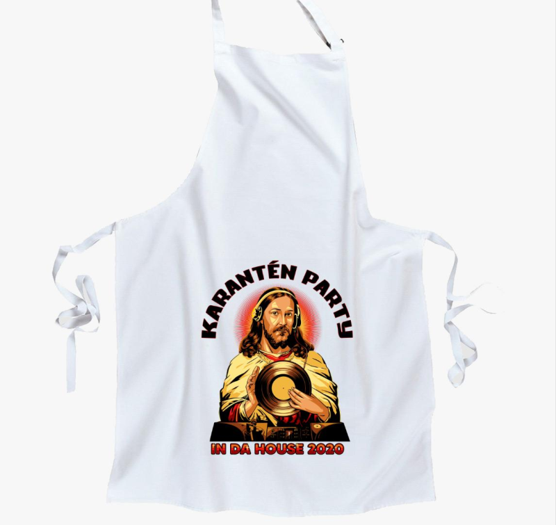 Karantén party kötény
