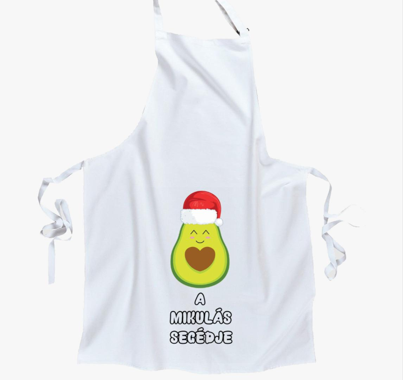 Avokádós karácsonyi kötény