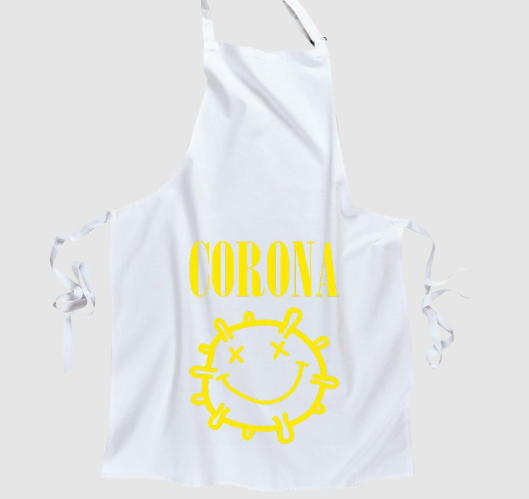 Nirvana-Corona kötény