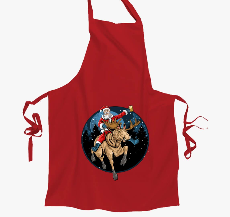 Menő Mikulás kötény