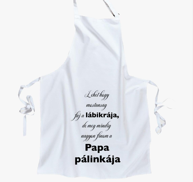 Pálinkafőző papa kötény