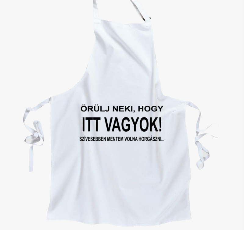 Inkább mentem volna horgászni kötény