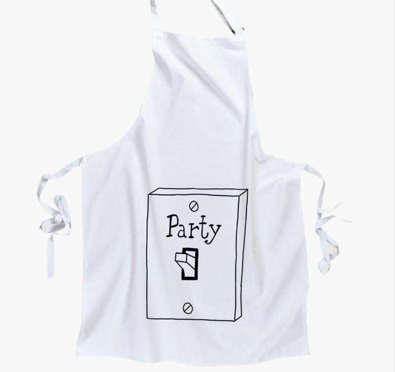 Bulira fel! - vonalrajzos kötény 