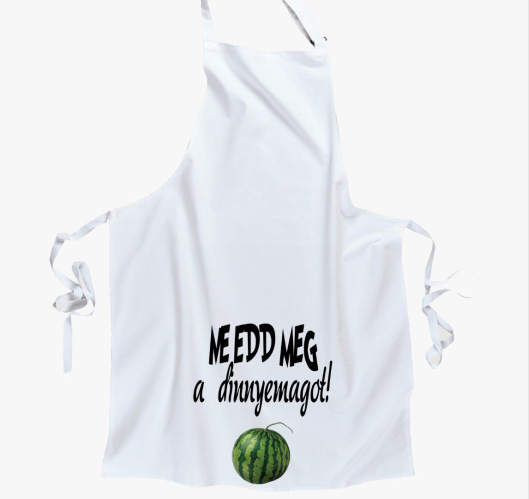 Vicces kismama kötény