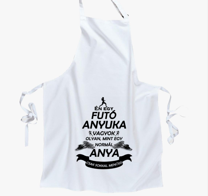 Futó anyuka kötény