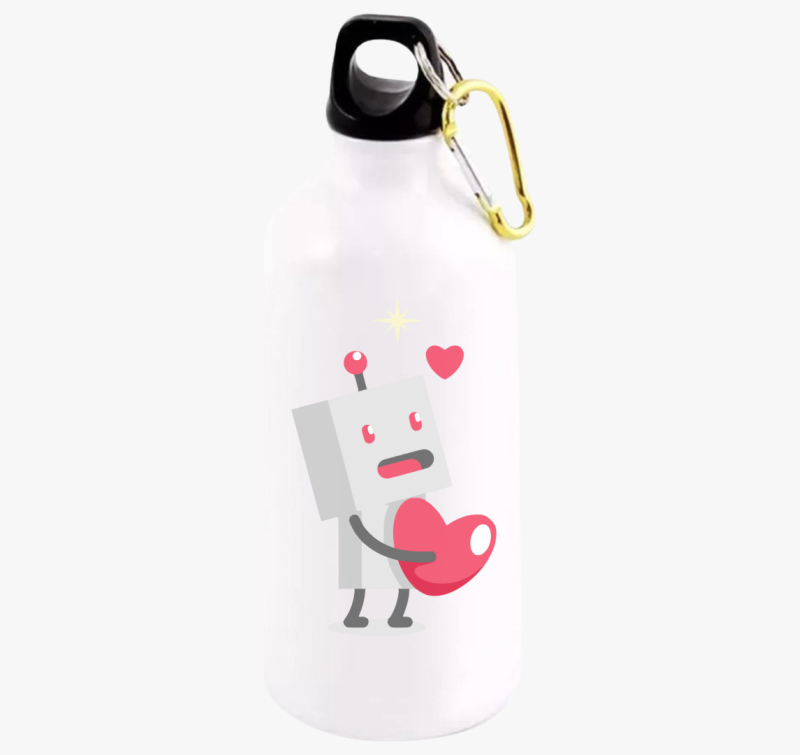 Robot szerelmes fiú páros kulacs