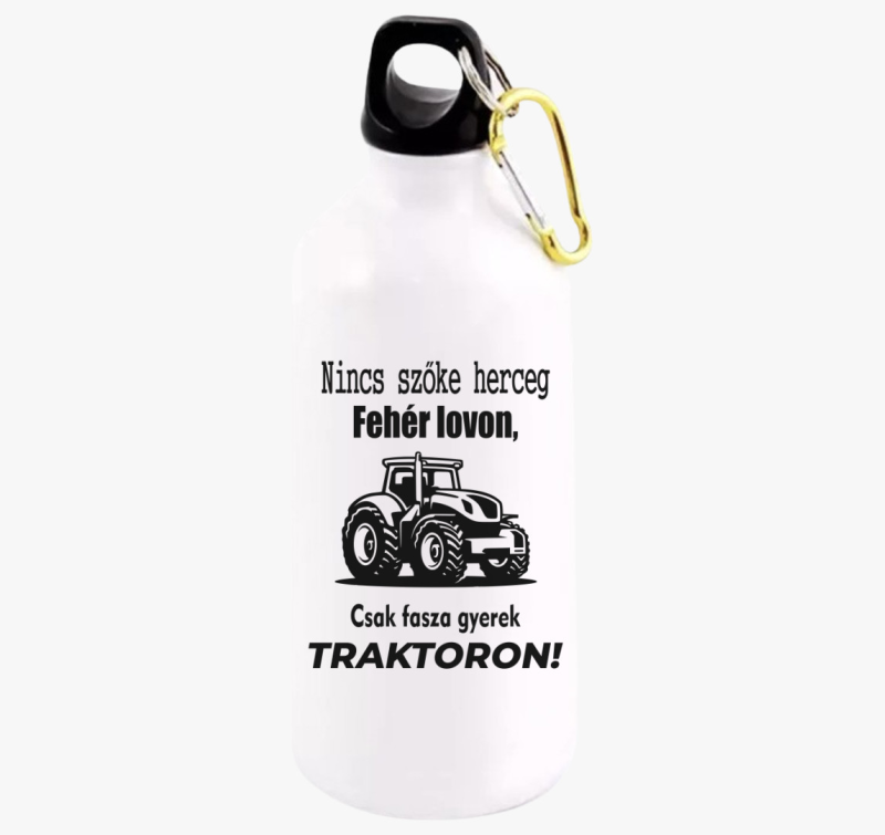 Nincs szőke herceg fehér lovon, csak fasza gyerek traktoron kulacs