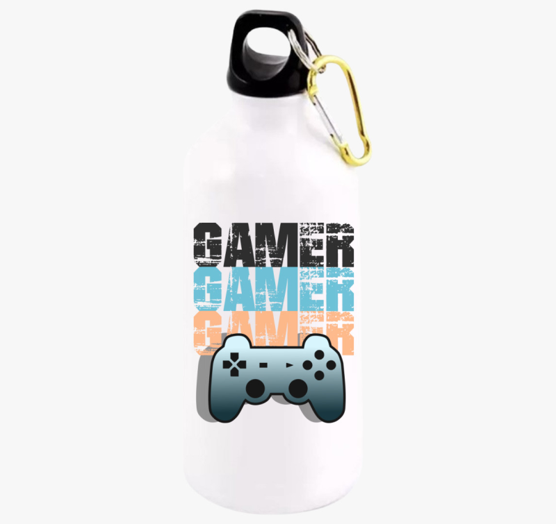Gamer mintás kulacs
