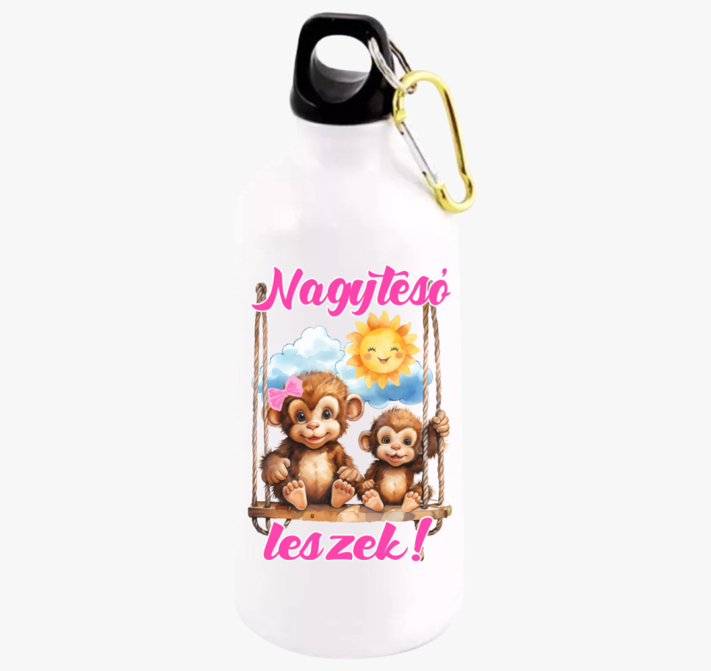 Nagytesó leszek, kismajmok hintán lányos kulacs