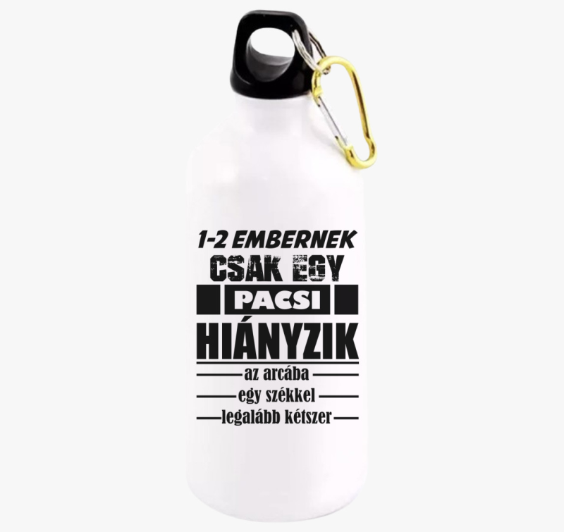 Pacsi az arcba kulacs