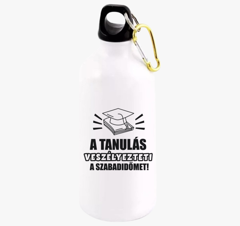 A tanulás veszélyezteti a szabadidőmet kulacs