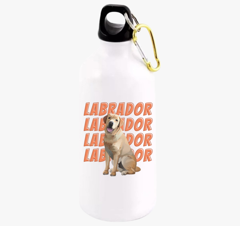 Labrador mintás kulacs