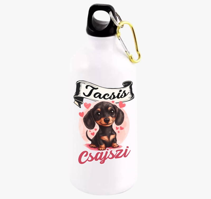 Tacsis Csajszi fekete tacsi kulacs