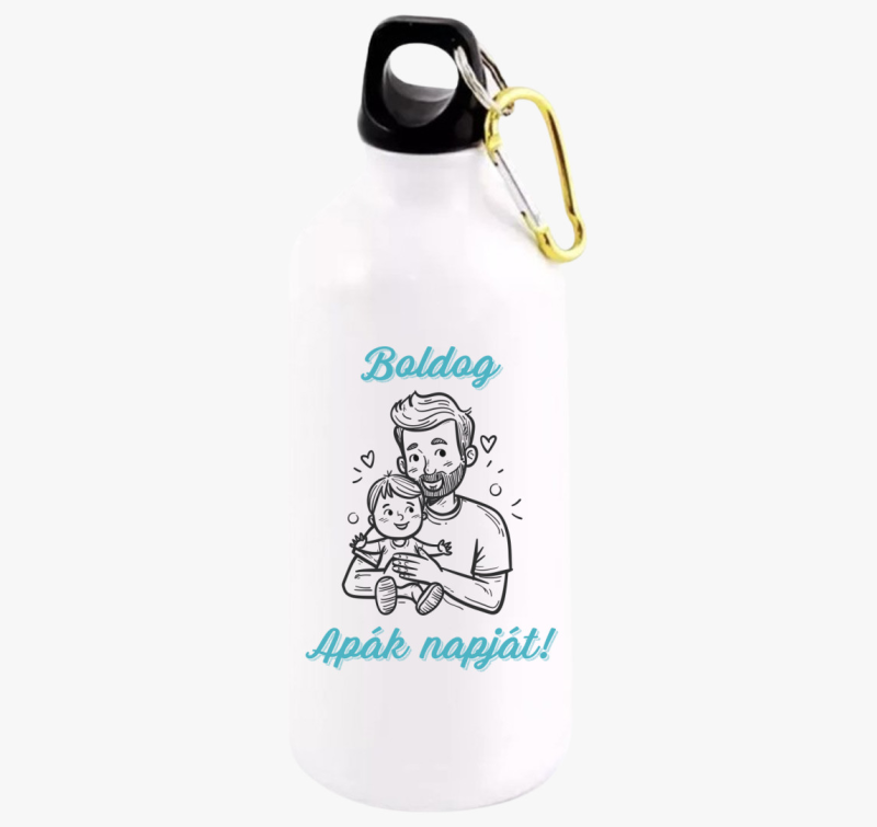 Boldog apák napját kulacs