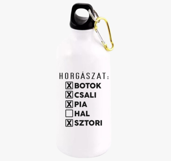 Horgász lista kulacs