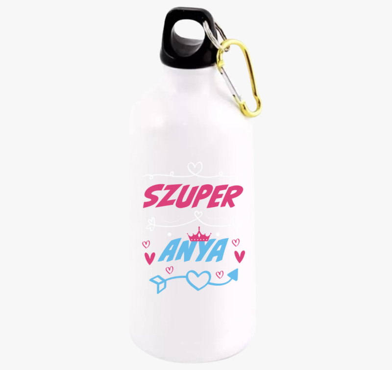 Szuper anya mintás kulacs