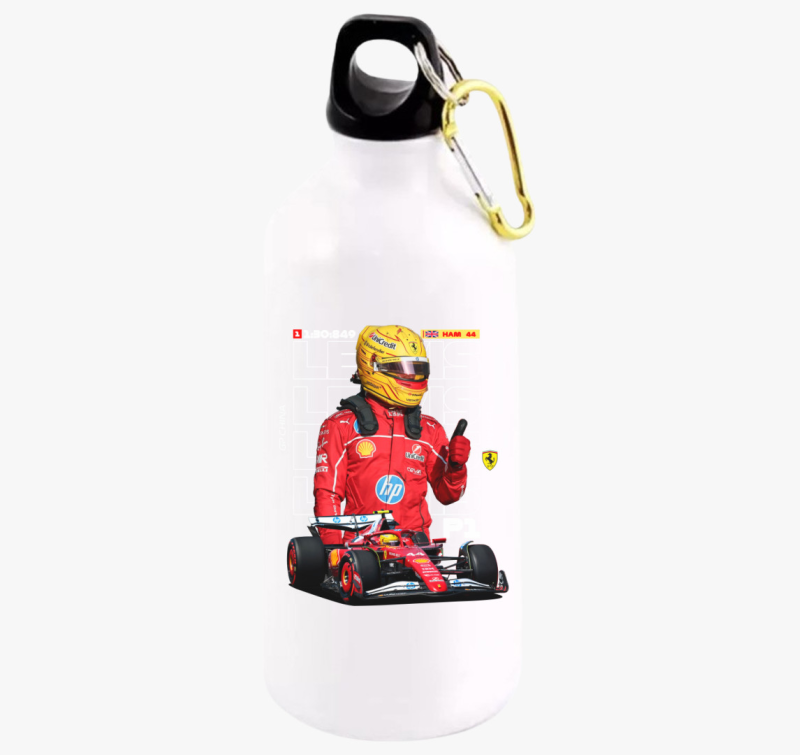 Lewis Hamilton Ferrari Fotó kulacs