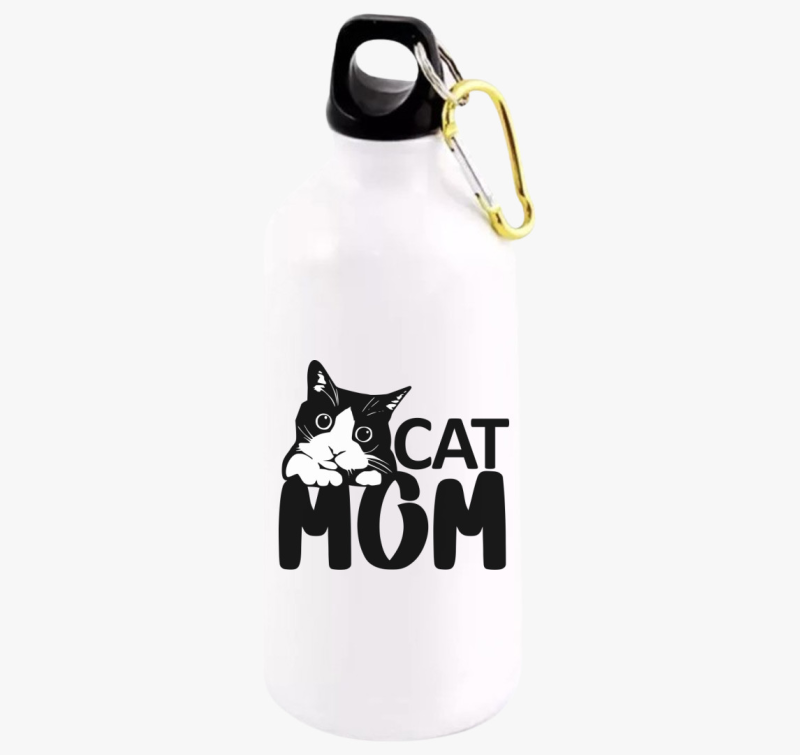 Anya macskás fekete mintás kulacs