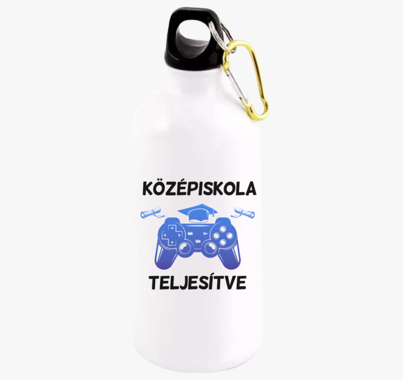 Középiskola teljesítve gamer kulacs