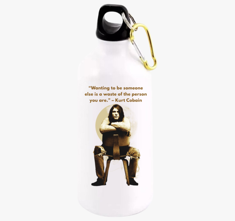 Kurt Cobain újabb idézetes kulacs