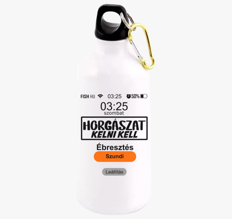 Ébresztenek a halak mintás kulacs