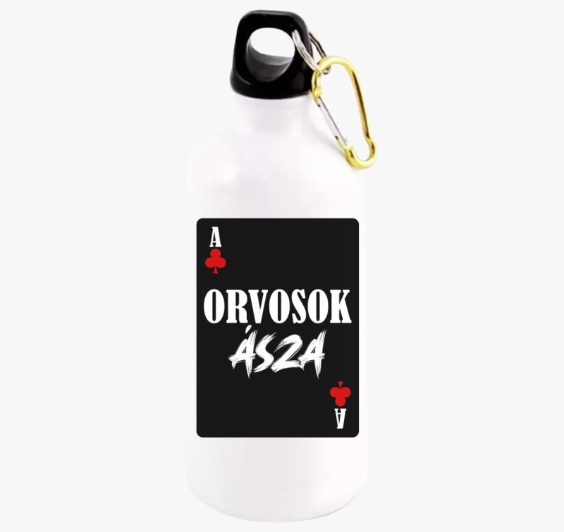 Orvosok ásza kártyás feliratos kulacs