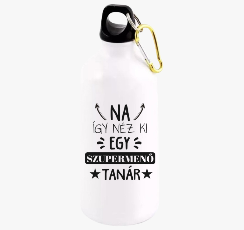 Szupermenő tanár kulacs