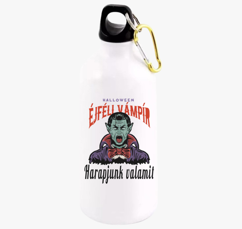 Éjféli vámpír halloweeni kulacs