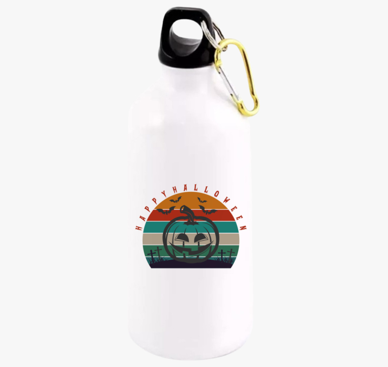 Színes Halloween tök kulacs