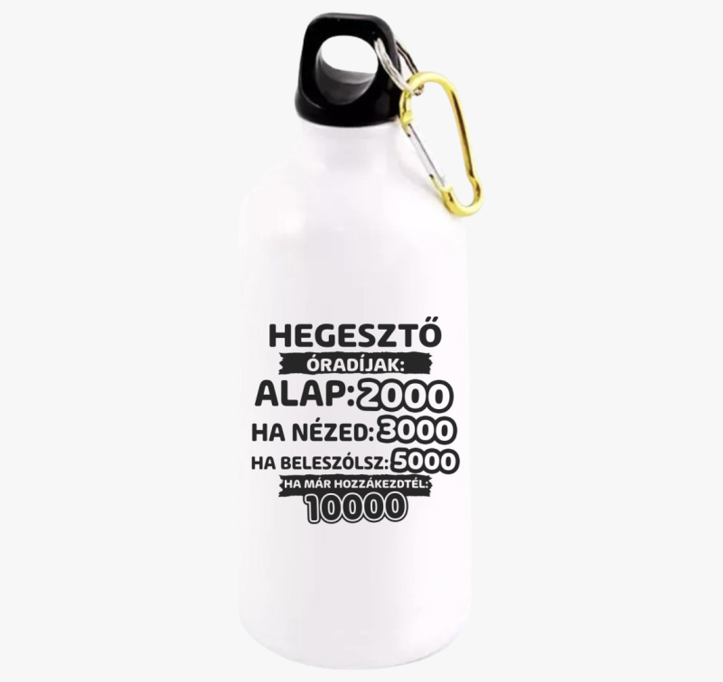 Hegesztő óradíjak munka kulacs