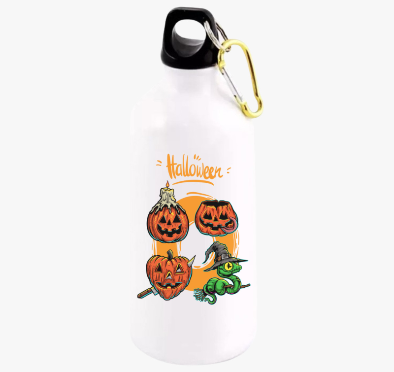 Halloween-i tökfejek kulacs