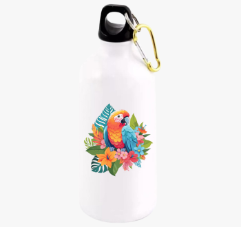 Papagáj virágokkal k