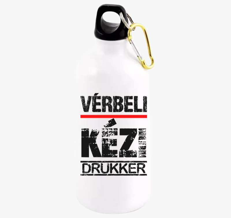 Vérbeli kézi drukker kulacs
