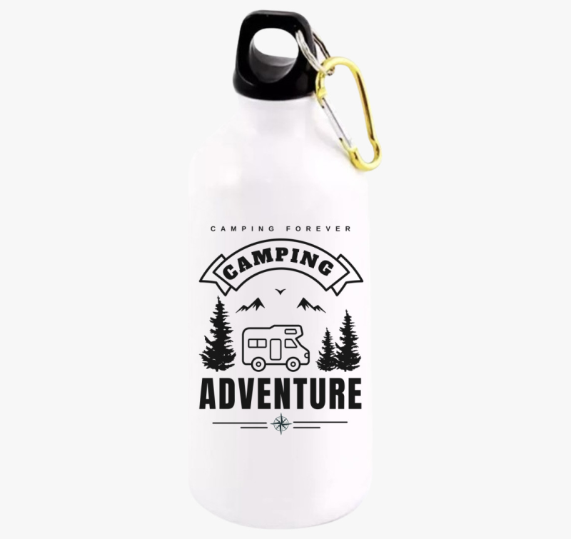 Lakóautó camping adventure kulacs