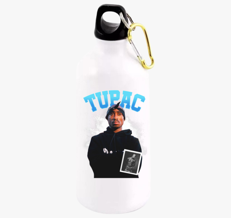 Tupac fénykép kulacs