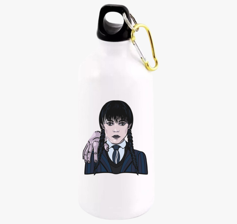 Wednesday és Izé karakter kulacs