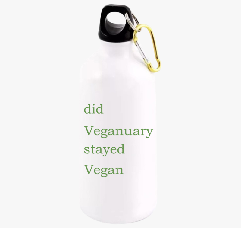 Did Veganuary (zöld betűs) kulacs