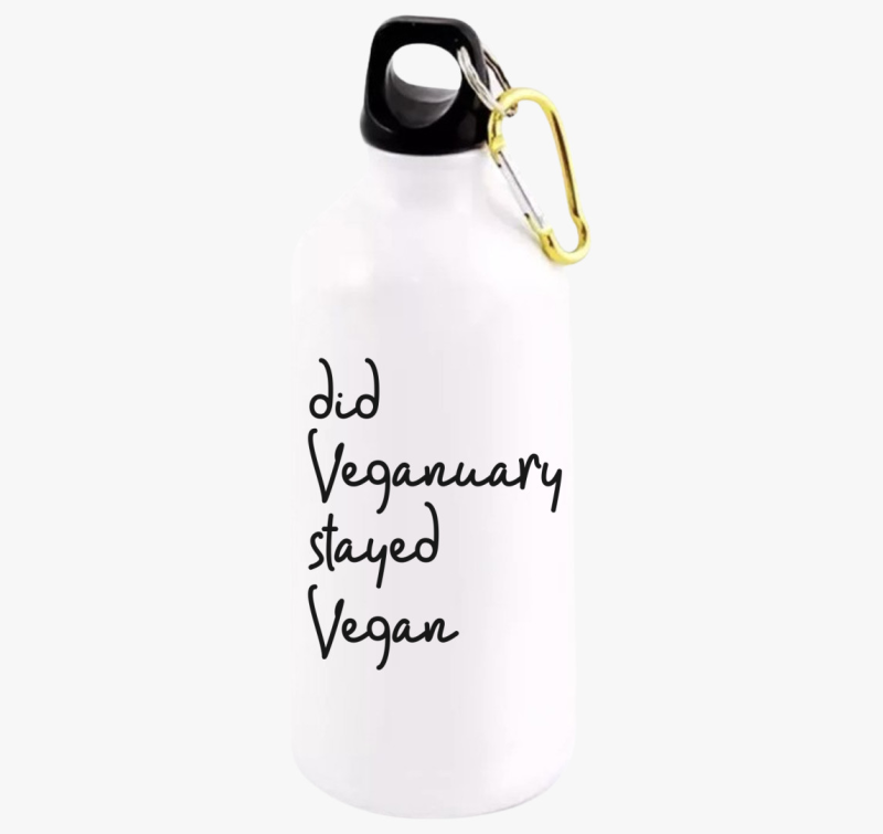Did Veganuary (dőlt betűs) kulacs