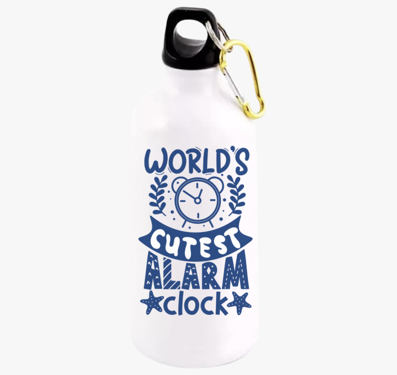 Legcukibb ébresztőóra kék kulacs