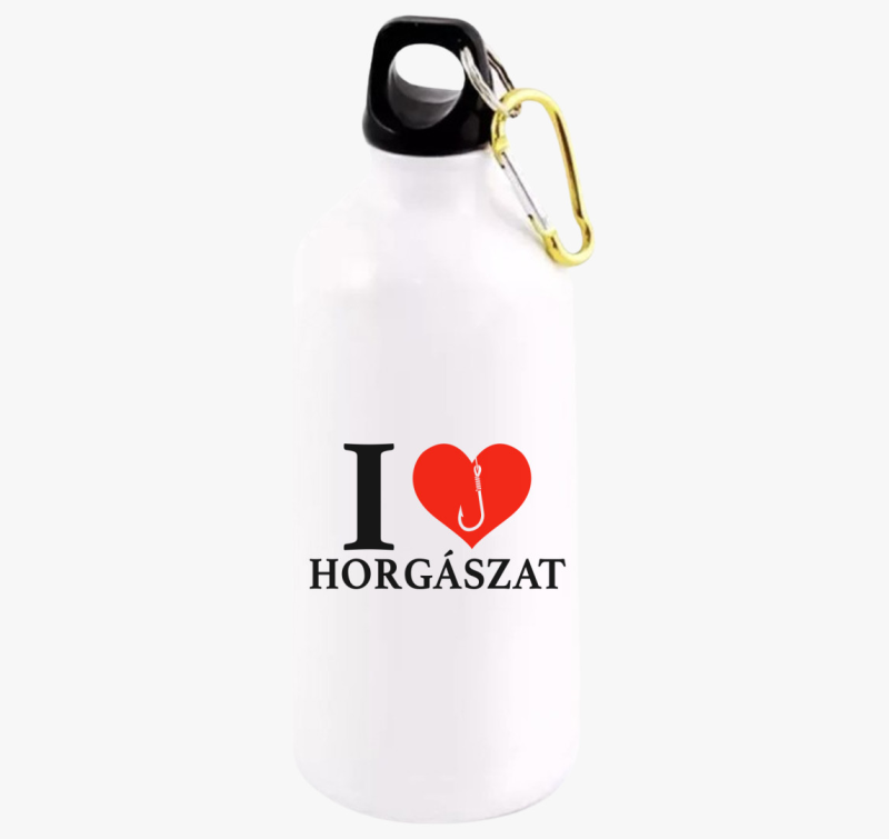 I love horgászat kulacs